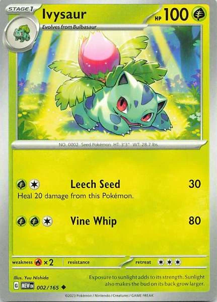 Ivysaur - 151 #002/165