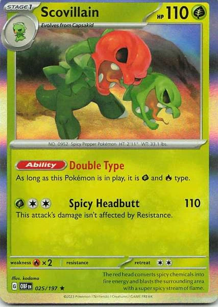 Scovillain - Obsidian Flames #025/197