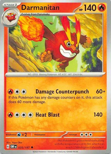 Darmanitan - Obsidian Flames #035/197