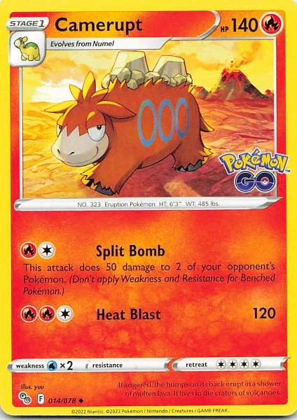 Camerupt - Pokémon GO #014/078