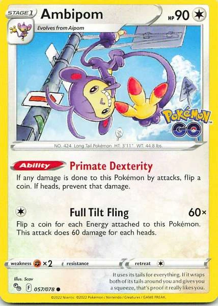 Ambipom - Pokémon GO #057/078