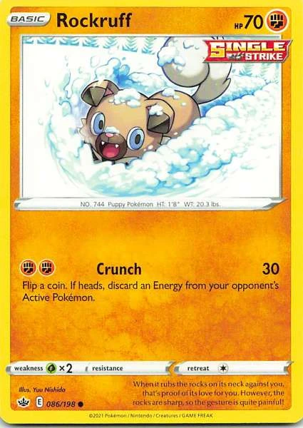 Rockruff - Chilling Reign #086/198