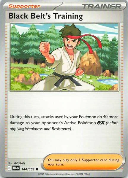 Black Belt's Training - Scarlet & Violet: Journey Together #144/159