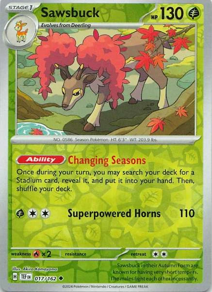 Sawsbuck - Temporal Forces #017/162