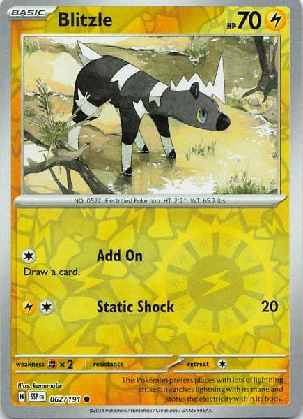 Blitzle - Scarlet & Violet: Surging Sparks #062/191