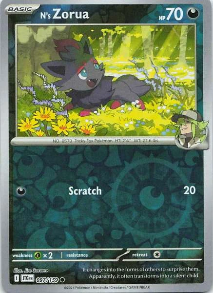 N's Zorua - Jungle Treasures #097/159