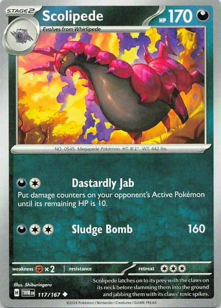 Scolipede - Twilight Masquerade #117/167