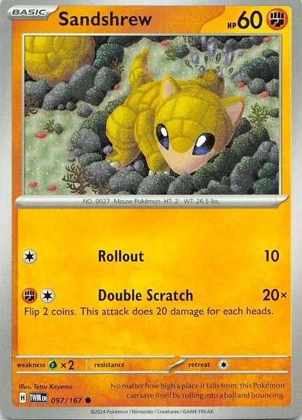 Sandshrew - Twilight Masquerade #097/167