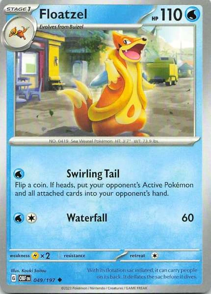 Floatzel - Obsidian Flames #049/197