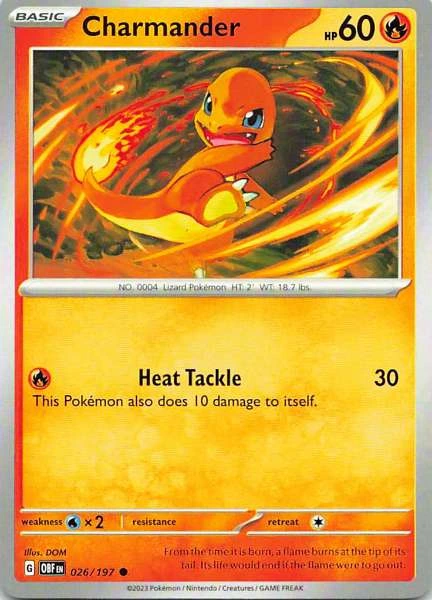 Charmander - Obsidian Flames #026/197