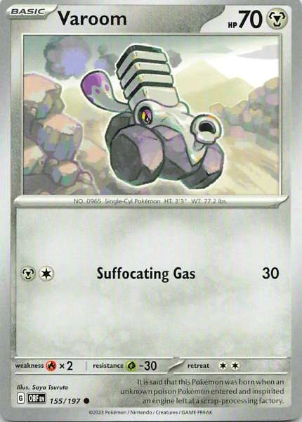 Varoom - Obsidian Flames #155/197