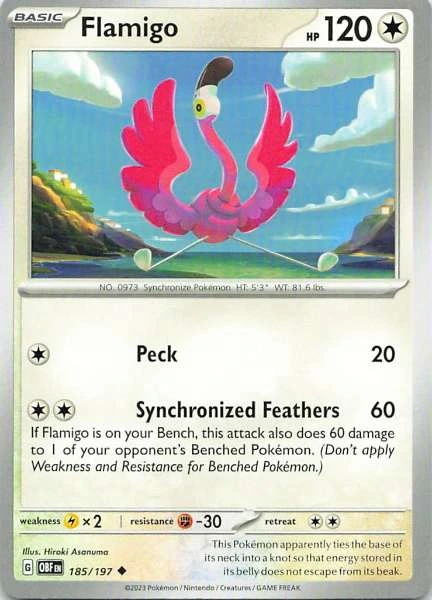 Flamigo - Obsidian Flames #185/197