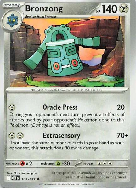 Bronzong - Obsidian Flames #145/197