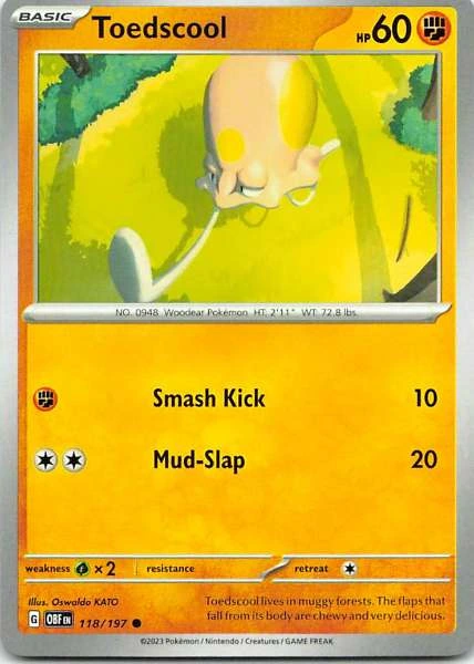 Toedscool - Obsidian Flames #118/197