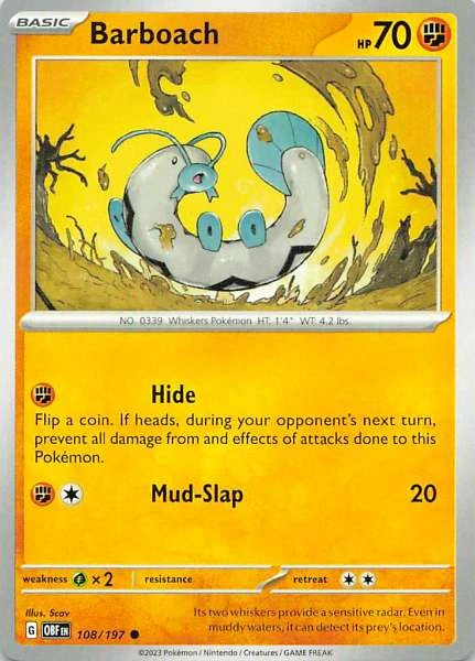 Barboach - Obsidian Flames #108/197