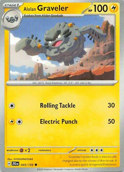 Alolan Graveler - JTG #045/159