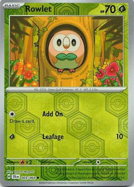 Rowlet - Stellar Crown #003/064