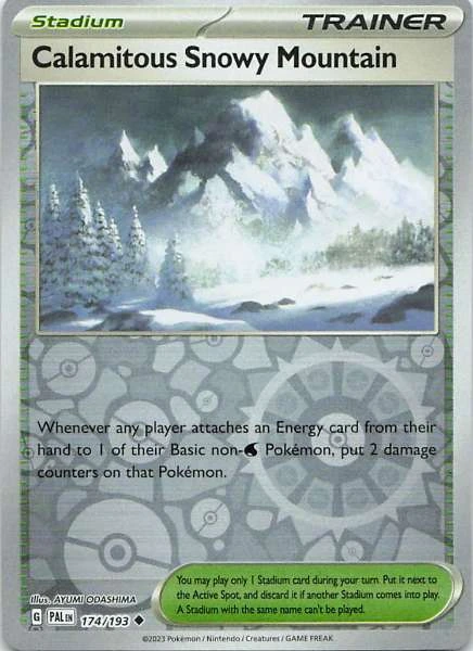 Calamitous Snowy Mountain - Paldea Evolved #174/193