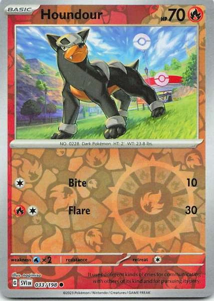 Houndour - Scarlet & Violet #033/198