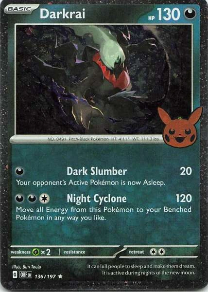 Darkrai - Scarlet & Violet Trick or Trade 2024 #136/197