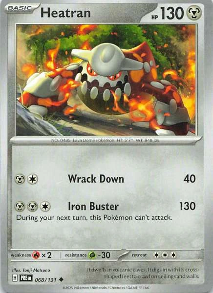 Heatran - Prismatic Evolutions #068/131