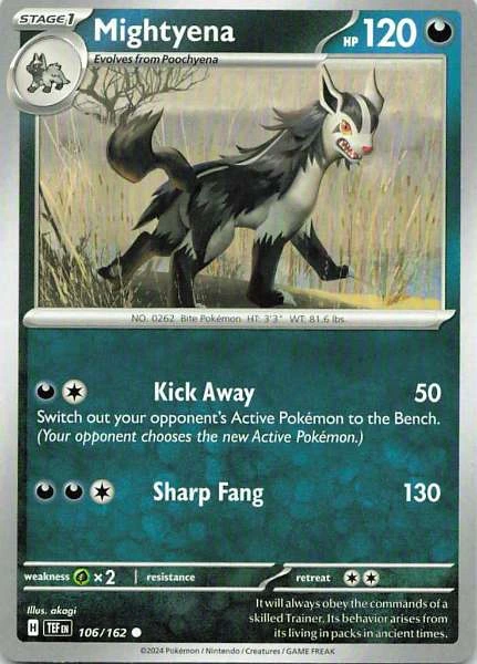 Mightyena - Temporal Forces #106/162