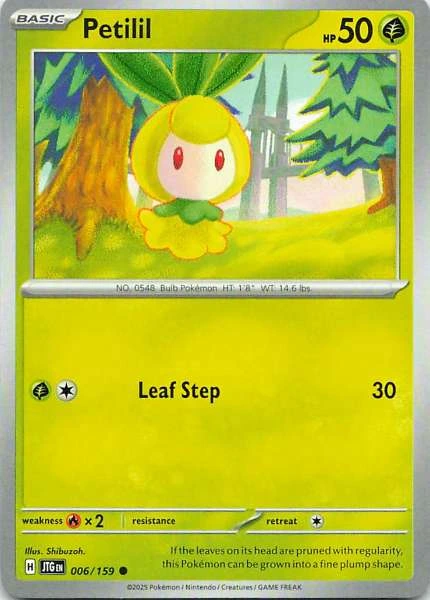 Petilil - Prismatic Evolutions #006/159