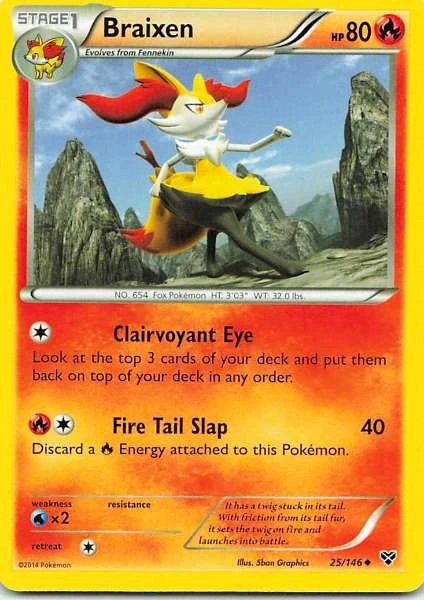 Braixen - XY #25/146