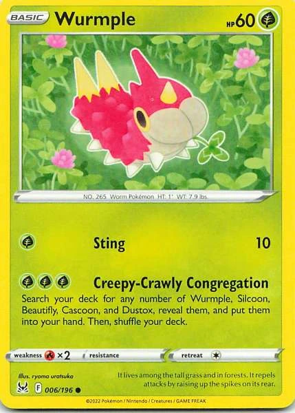 Wurmple - Lost Origin #006/196