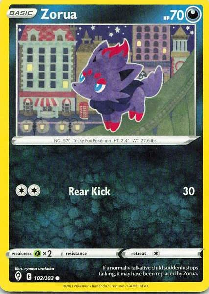 Zorua - Evolving Skies #102/203
