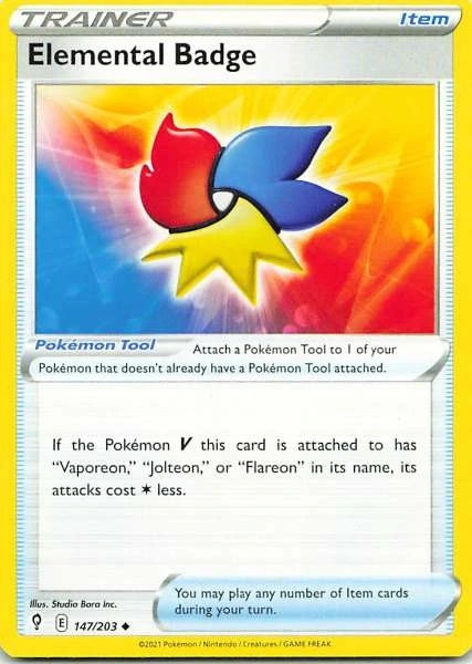 Elemental Badge - Evolving Skies #147/203