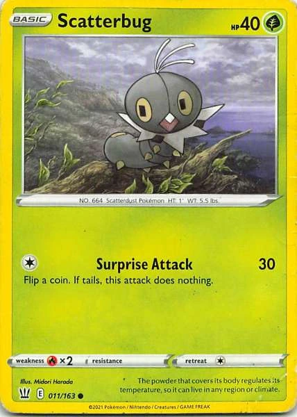 Scatterbug - Battle Styles #011/163