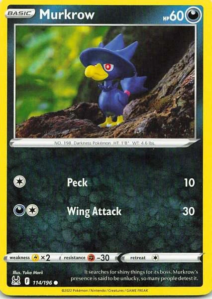 Murkrow - Lost Origin #114/196