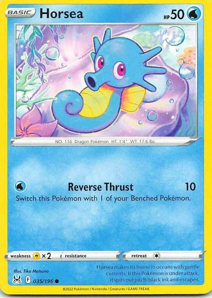 Horsea - Lost Origin #035/196