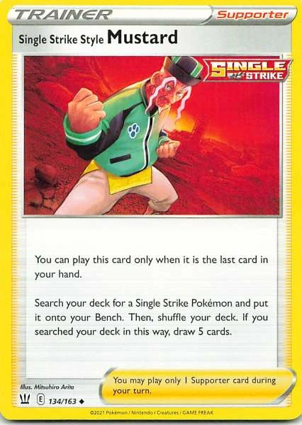 Single Strike Style Mustard - Battle Styles #134/163