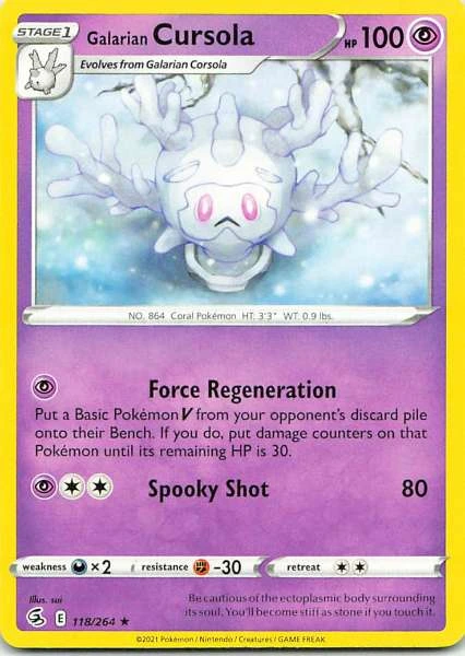Galarian Cursola - Fusion Strike #118/264