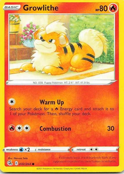 Growlithe - Fusion Strike #032/264