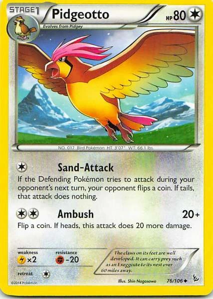 Pidgeotto - Flashfire #76/106
