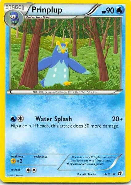 Prinplup - Legendary Treasures #34/113