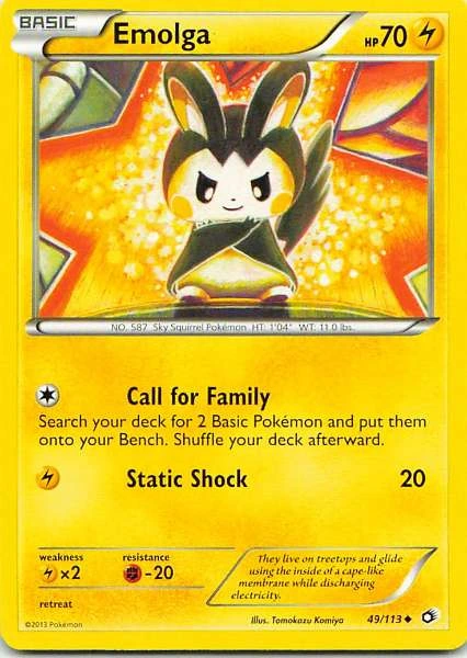 Emolga - Legendary Treasures #49/113