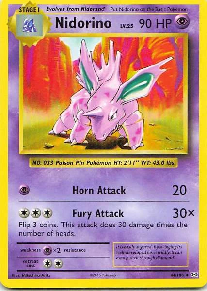 Nidorino - Evolutions #44/108