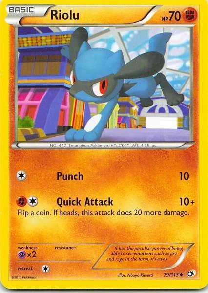 Riolu - Legendary Treasures #79/113