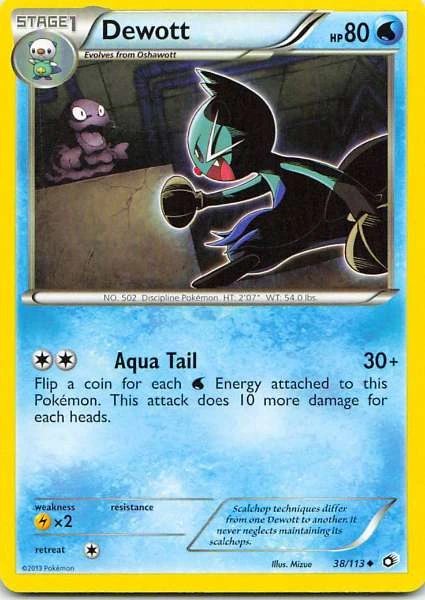 Dewott - Legendary Treasures #38/113