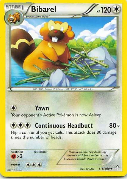 Bibarel - Primal Clash #118/160