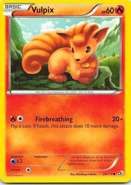 Vulpix - Legendary Treasures #20/113