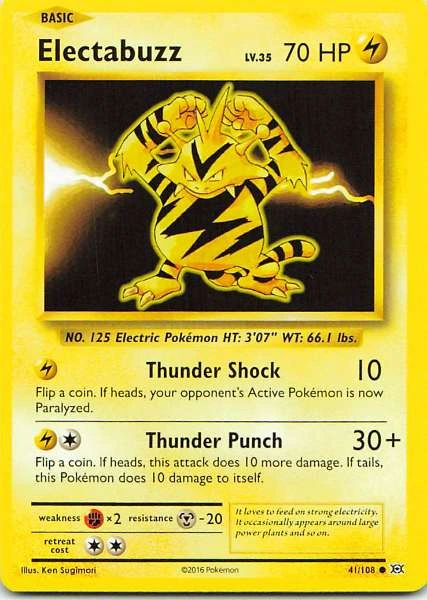 Electabuzz - Evolutions #41/108