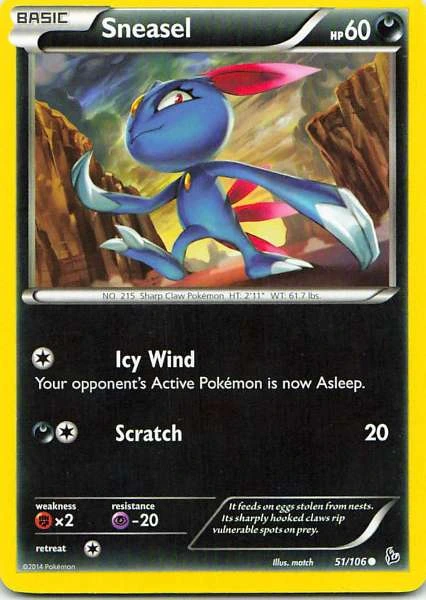Sneasel - Flashfire #51/106