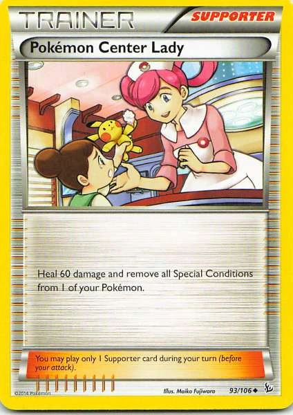 Pokémon Center Lady - Flashfire #93/106