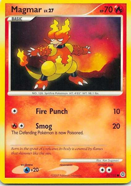 Magmar - Secret Wonders #93/132