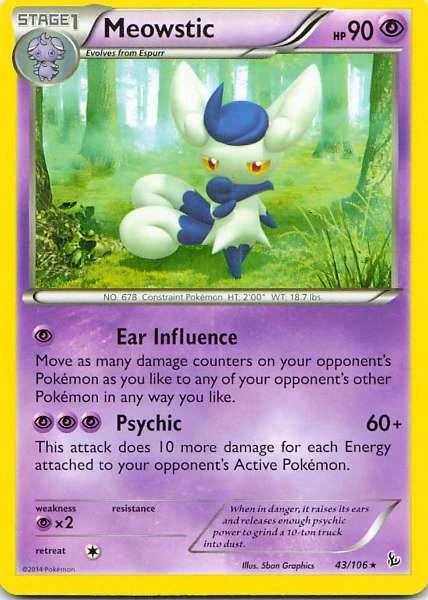 Meowstic - Flashfire #43/106